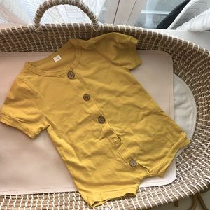 Baby Yellow Romper NWOT